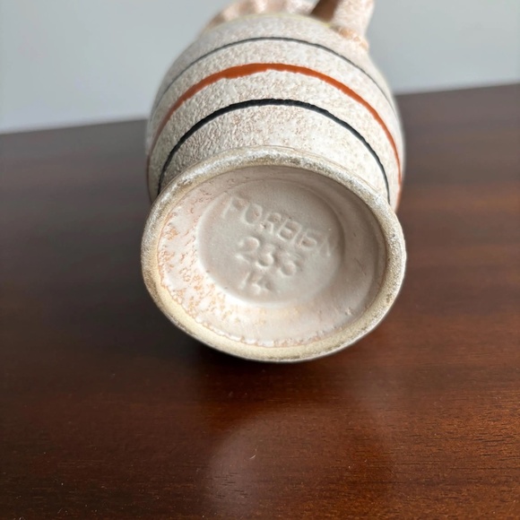 Vintage West German Ceramic 1960s Vase Scheurich 233-14 Mid Century Design 5.75" - Picture 5 of 9